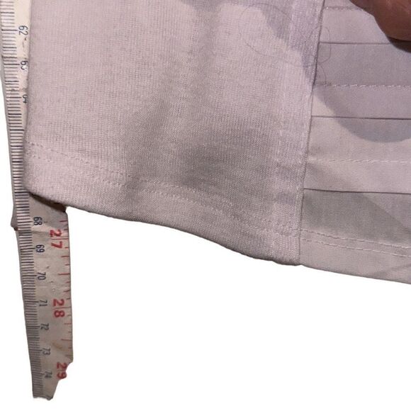 Zac & Rachael Ladies Size Medium White Button Down With Cotton Sides - Picture 8 of 10